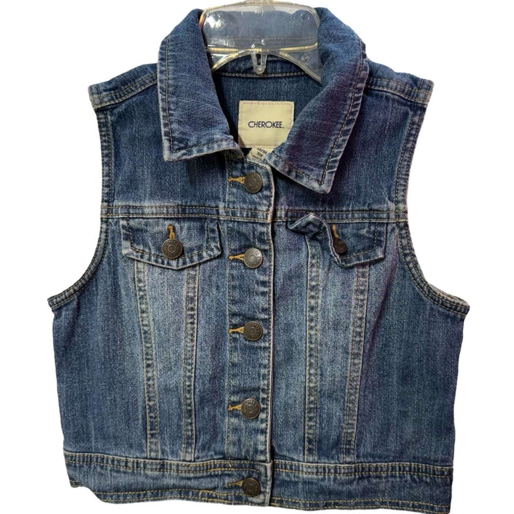 Kids "The Smiths" Denim Vest Sz 7/8 - Picture 2 of 4